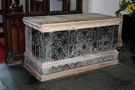 Clovelly - Detail of Tomb